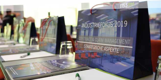 Tagungsbericht zur Fachtagung "INDUSTRIEFOKUS 2019: Contract & Claim Management. Strategische Aspekte."